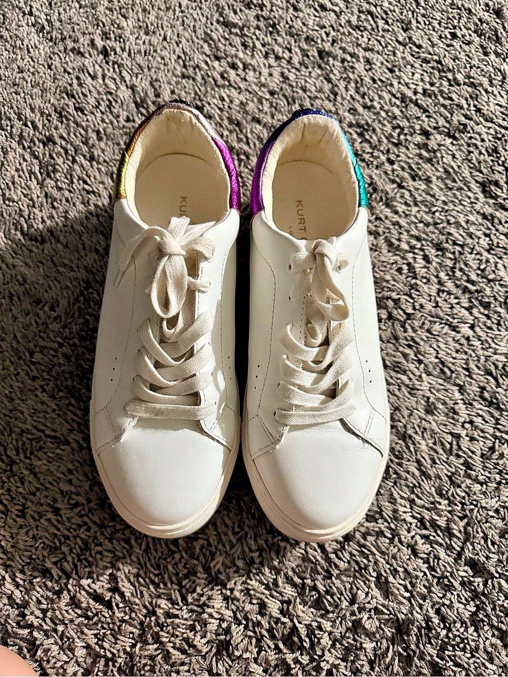 Kurt Geiger London Kensington Pump Sneaker White & Multicolor